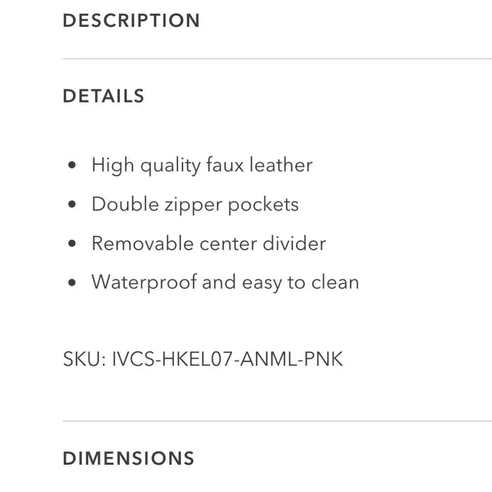 Impressions X Hello Kitty Double Zip Cosmetic‎ Case